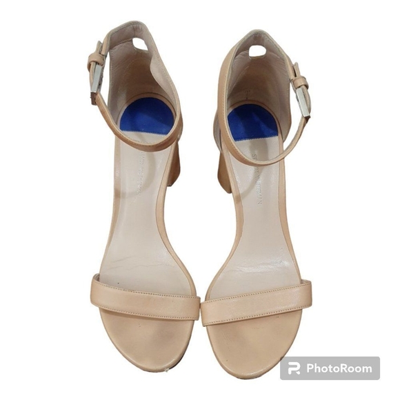 STUART WEITZMAN THE 75LESSNUDIST SANDAL ADOBE BEIGE SIZE 4,5  $398 - Picture 4 of 11